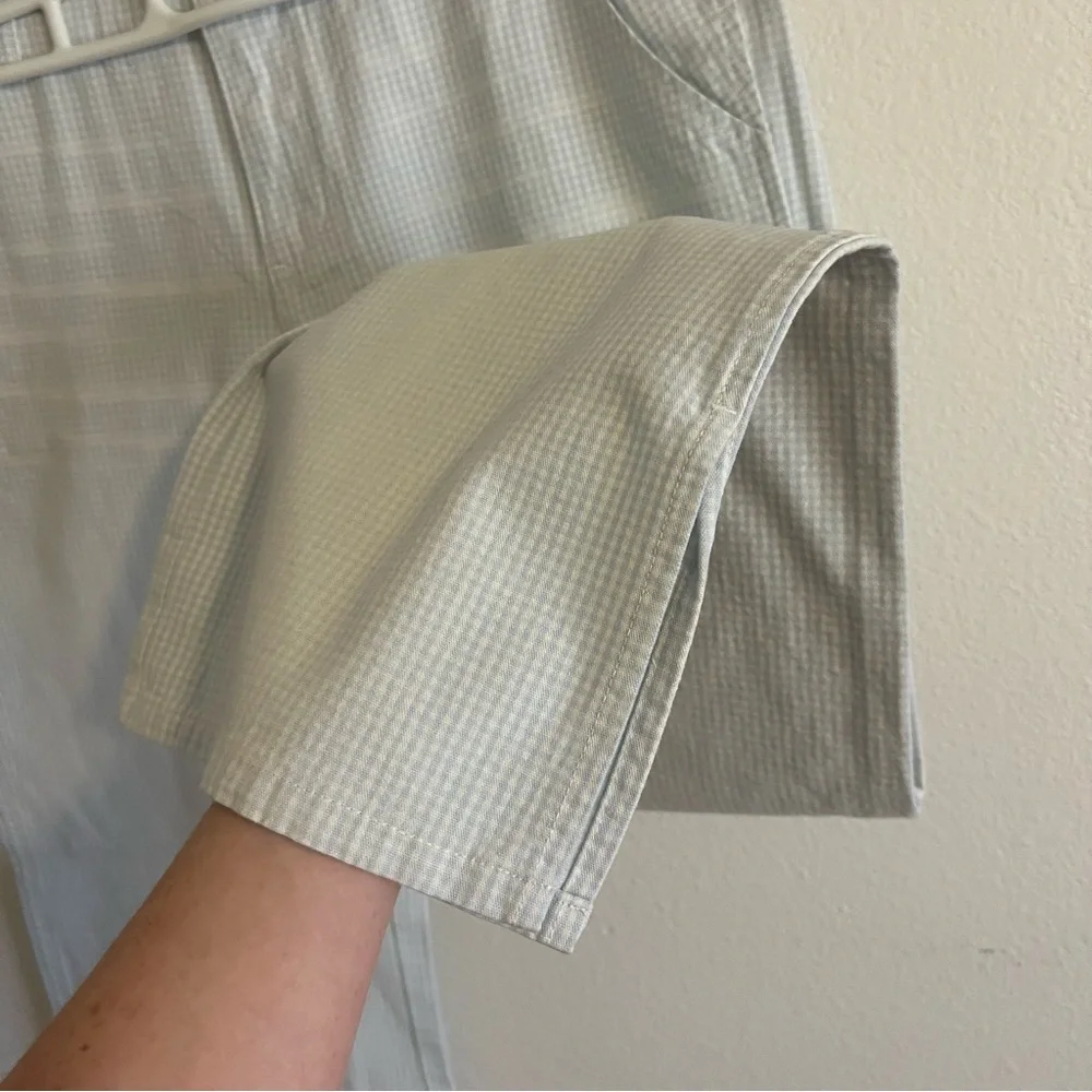 Urban Outfitters BDG Silverlake Blue Gingham Mid-Rise Straight Leg Pant